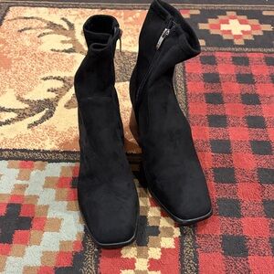 Women’s Marc Fisher heeled suede booties